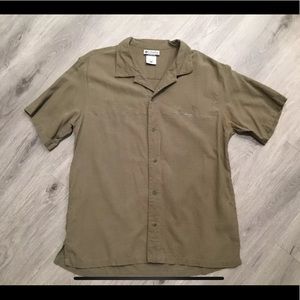 Columbia 100% Silk Embroidered Fisherman Fly Fish